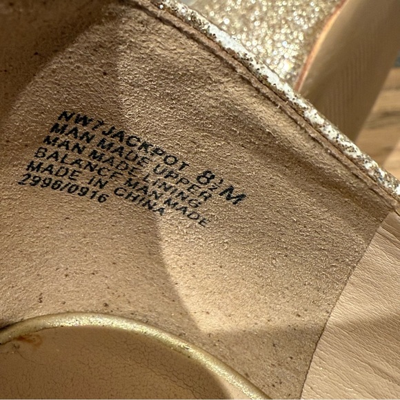 Nine West Gold‎ Jackpot Pumps Heels Size 8 - Picture 3 of 8